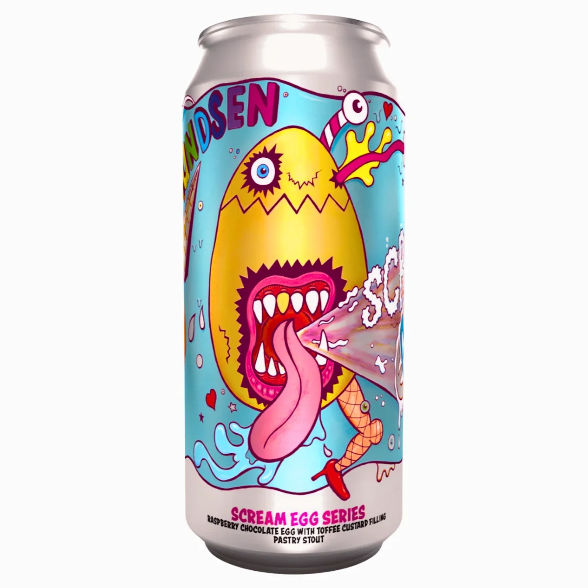 Amundsen Scream Egg - Raspberry Chocolate Egg with Toffee Custard Pastry Stout 440ml (7%)