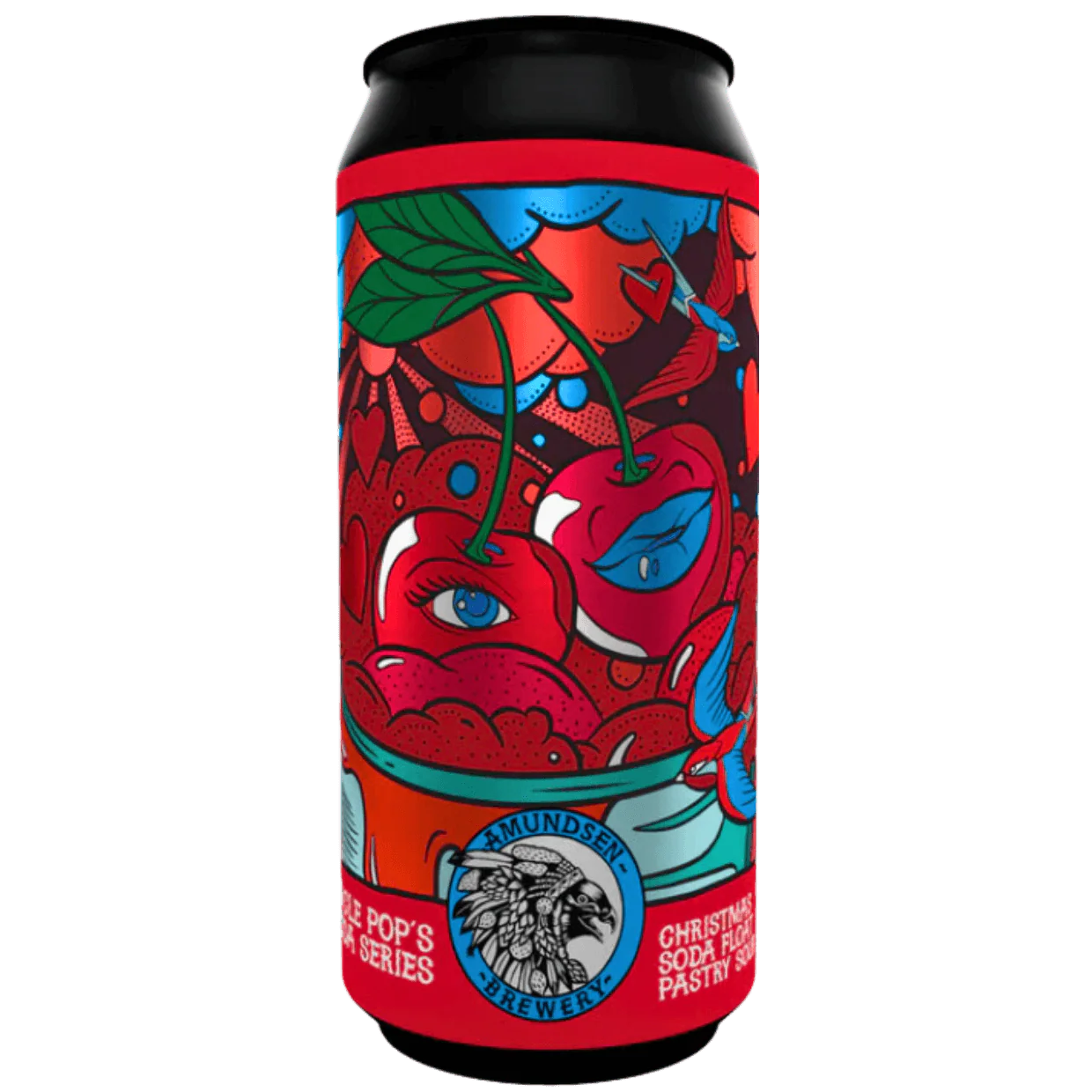 Amundsen Uncle Pops - Norwegian Christmas Soda Float Festive Pastry Sour 440ml (6.5%)