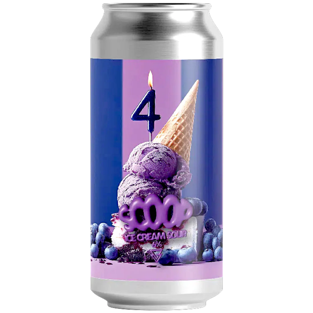 Azvex SCOOP – Blueberry Cheesecake Ice Cream Sour 440ml (6%)