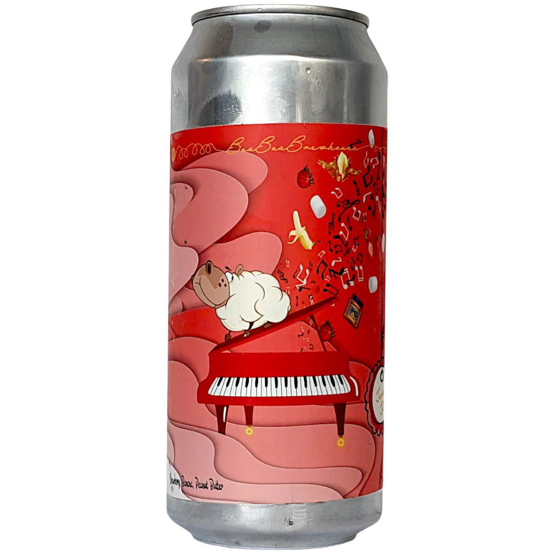Baa Baa Brewhouse Jammin’ Jelly - Strawberry, Banana & Peanut Butter Fruit Sour 473ml (5.2%)