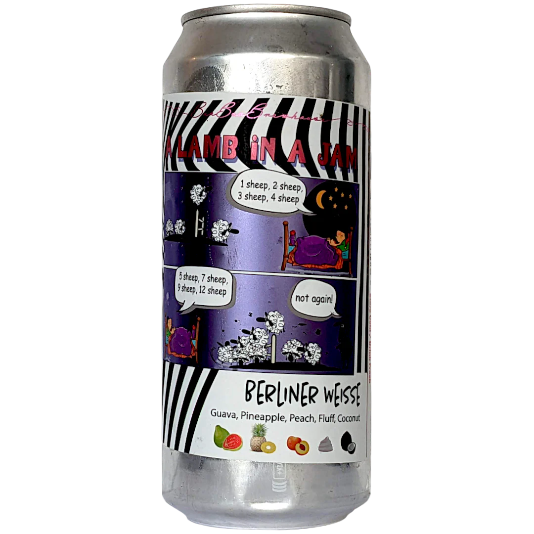 Baa Baa Brewhouse Lamb in a Jam Guava, Pineapple, Peach, Fluff & Coconut Sour 473ml (6.34%)