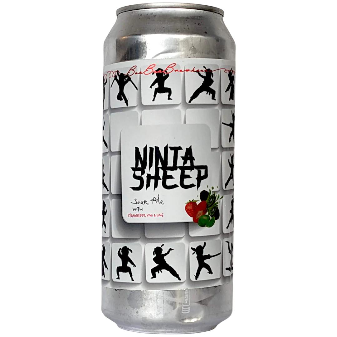 Baa Baa Brewhouse Ninja Sheep [Strawberry Kiwi Lime] Fruit Sour 473ml (5%)