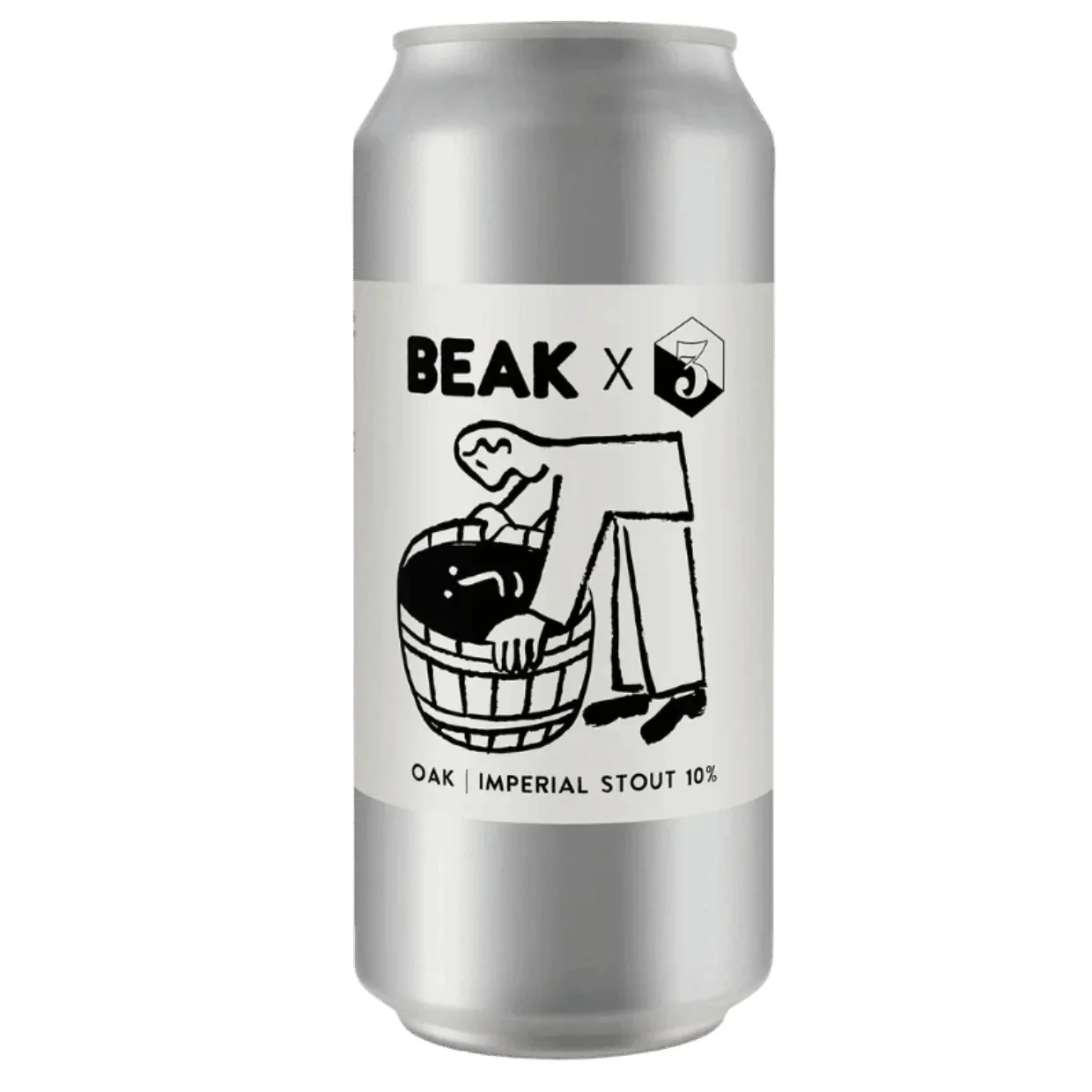 Beak Oak x 3 Sons Imperial Stout 440ml (10%)
