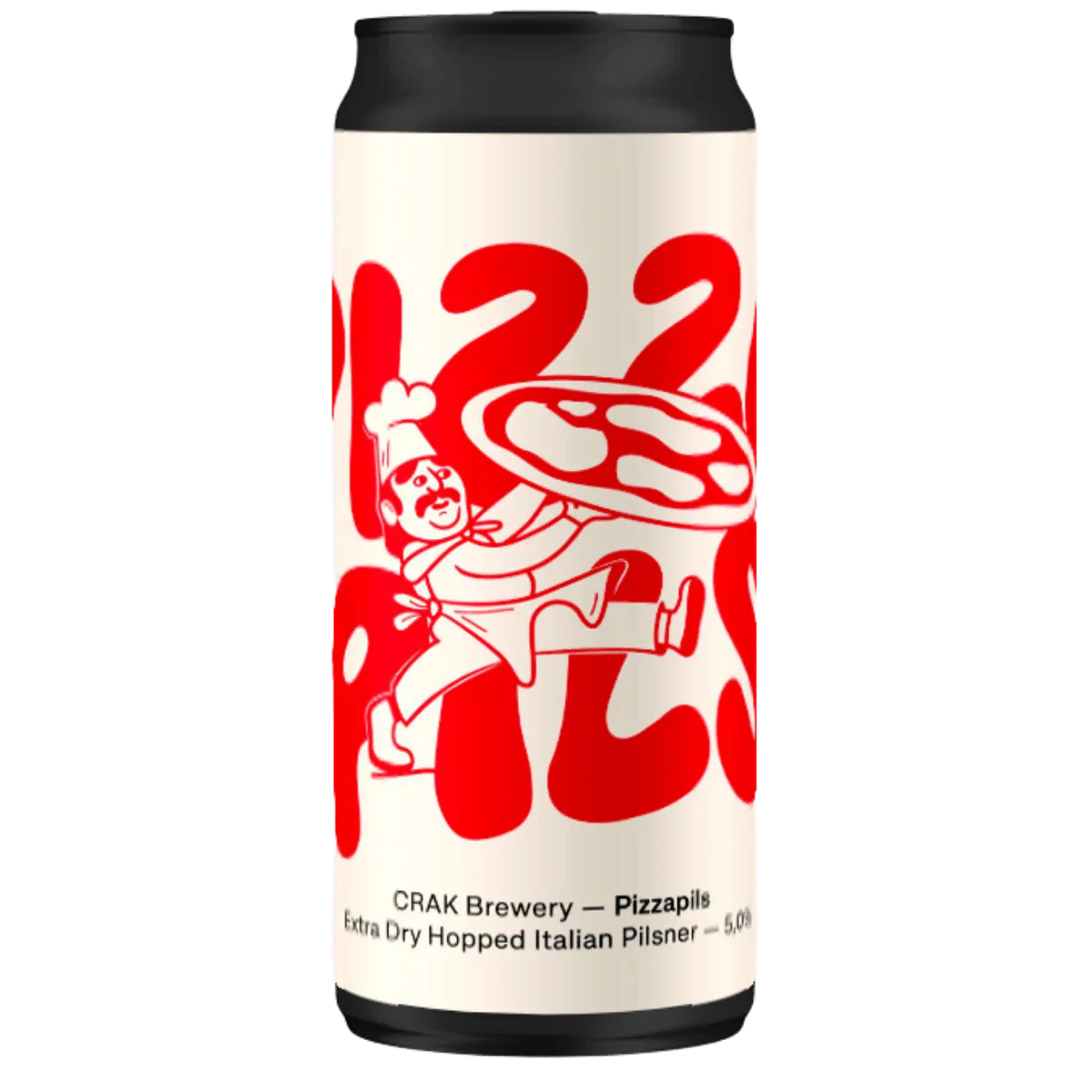Cr/Ak Pizza Pils - Margherita Extra Dry-Hopped Italian Pilsner 400ml (5%)