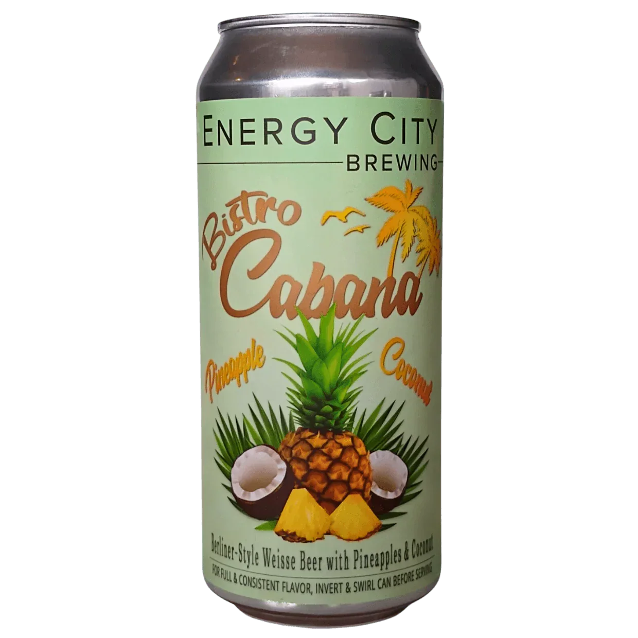 Energy City Bistro Cabana - Pineapple & Coconut Sour 473ml (6.5%)