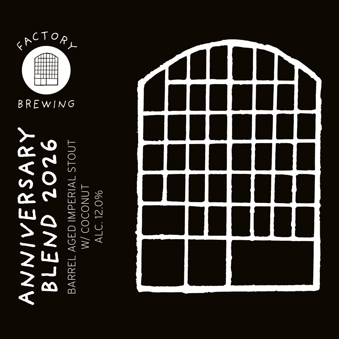 Factory Anniversary Blend 2026 Barrel Aged Imperial Stout with Coconut 375ml (12%)