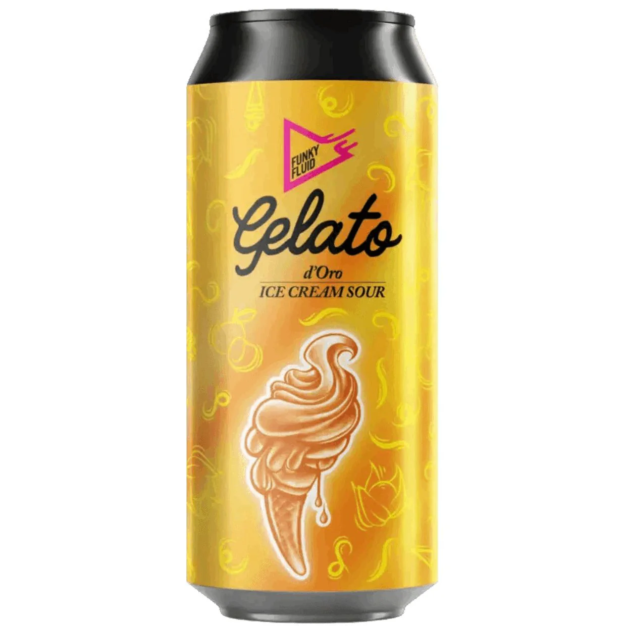 Funky Fluid Gelato D'Oro Ice Cream Sour 500ml (5.5%)