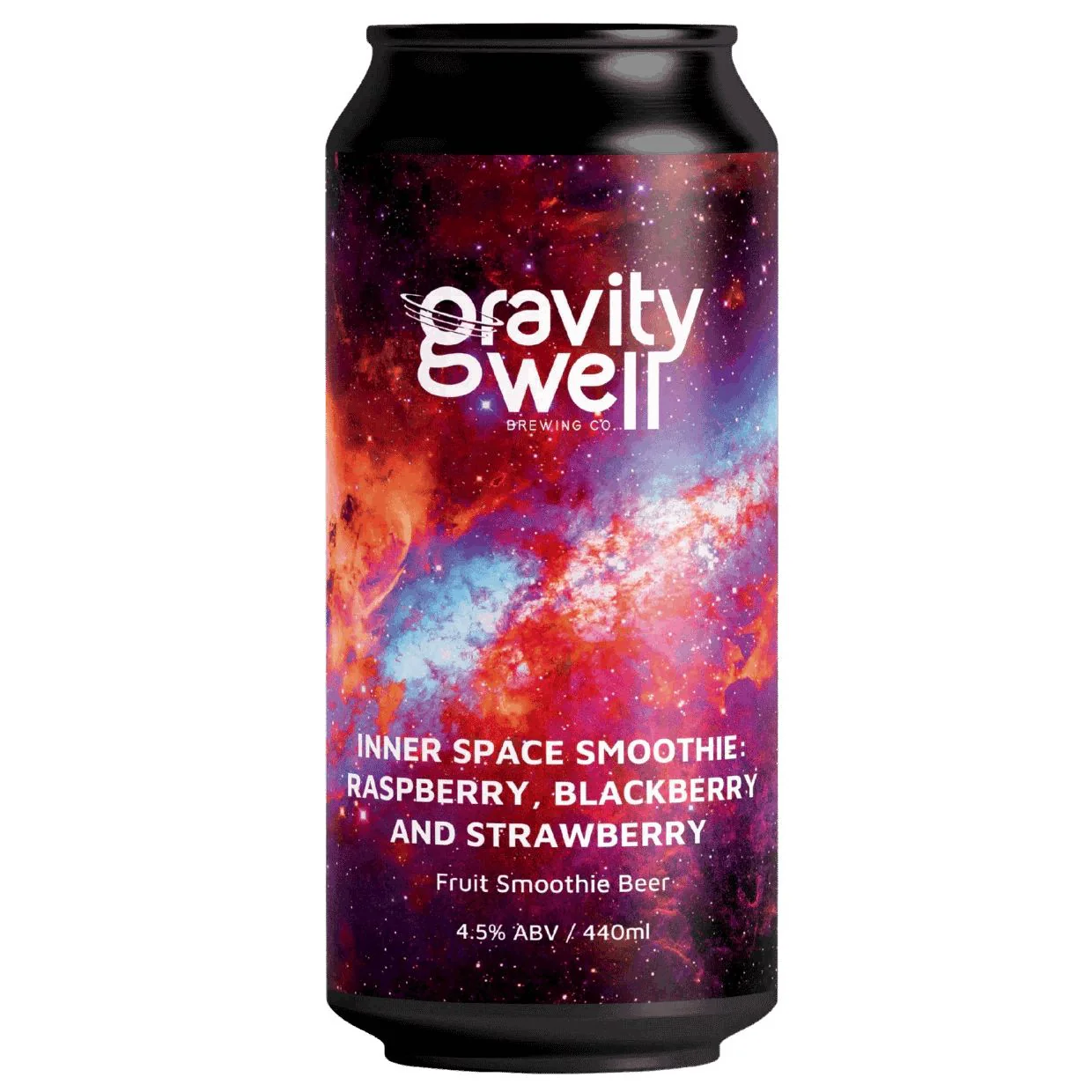 Gravity Well Inner Space Smoothie: Raspberry, Blackberry and Strawberry Smoothie Beer 440ml (4.5%)