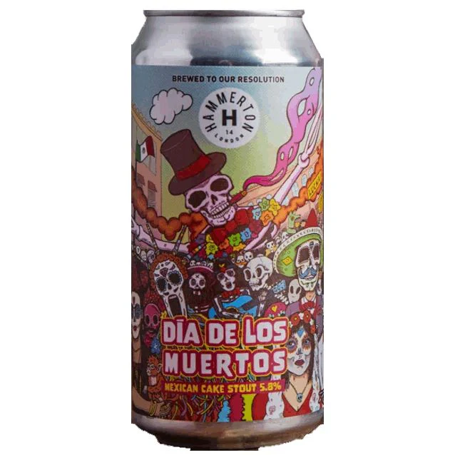 Hammerton Dia De Los Muertos Mexican Cake Stout 440ml (5.8%)