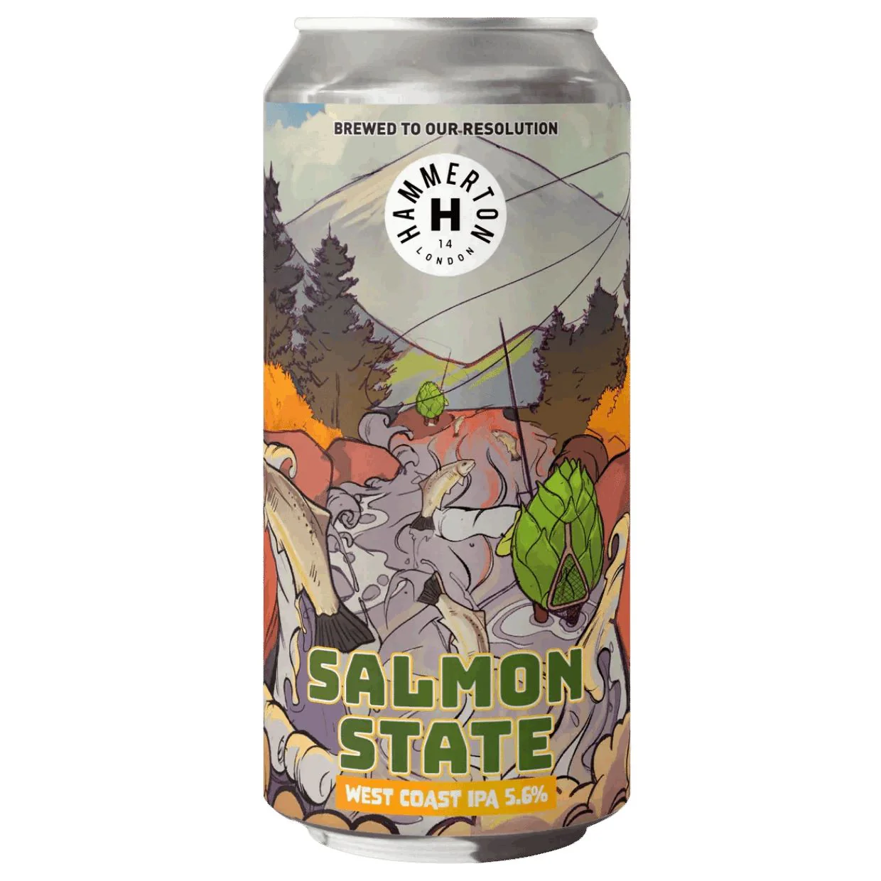 Hammerton Salmon State West Coast IPA 440ml (5.6%)