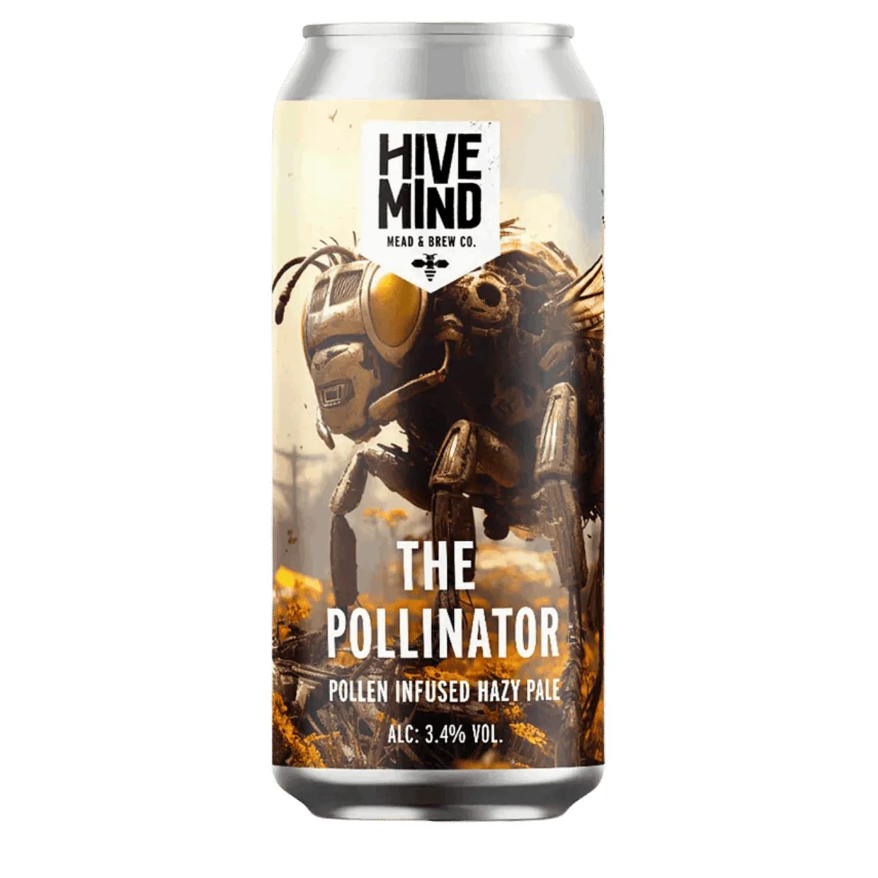 Hive Mind The Pollinator Pollen Infused Hazy Pale Ale 440ml (3.4%)