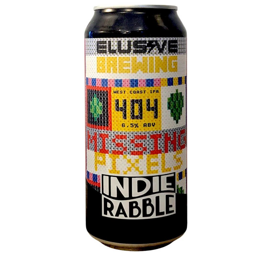 Indie Rabble Missing Pixels x Elusive Collab West Coast IPA 440ml (6.5%)