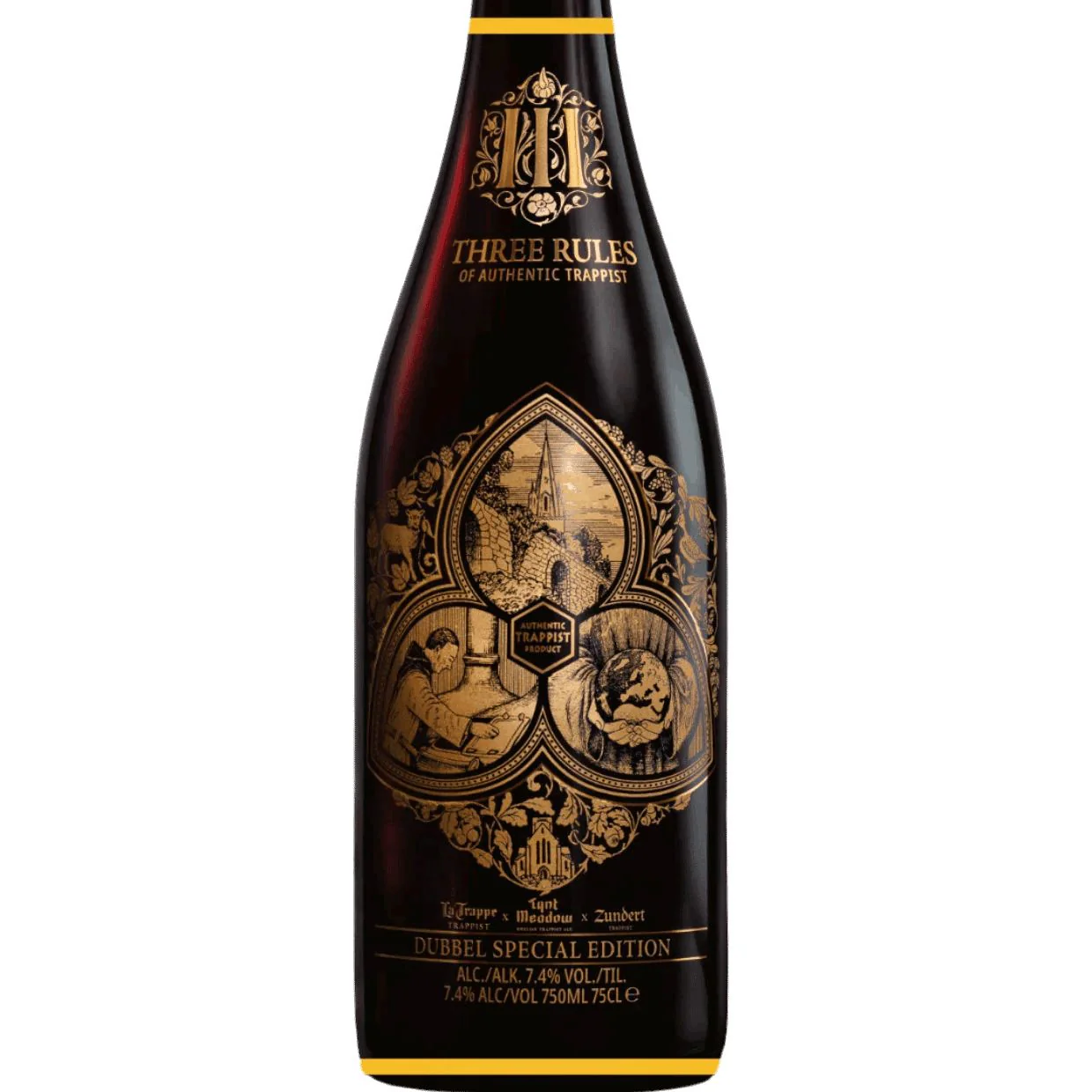 La Trappe x Tynt Meadow x Zundert Three Rules of Authentic Trappist Dubbel Special Edition 750ml (7.4%)