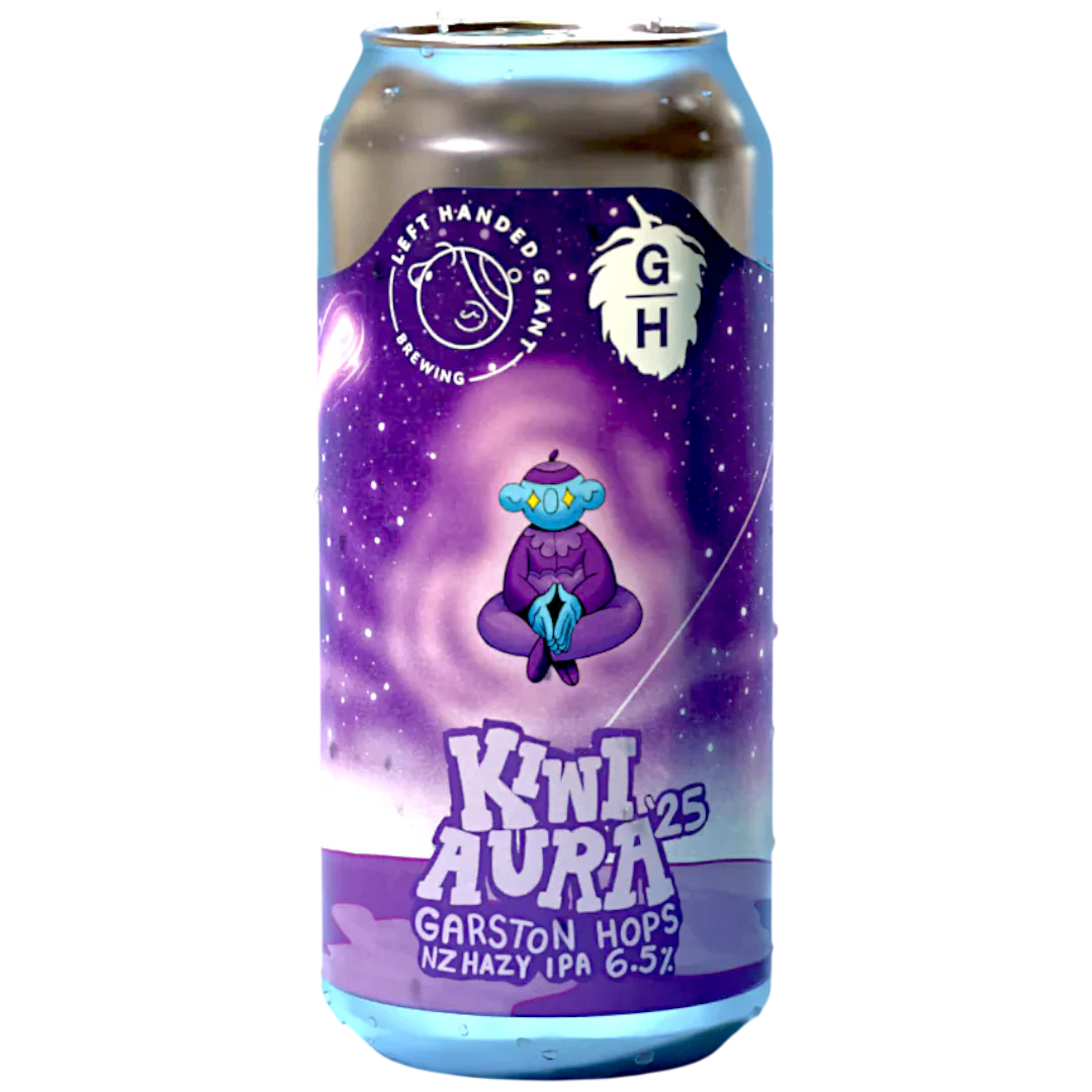 Left Handed Giant Kiwi Aura '25: Garston Hops NZ Hazy IPA 440ml (6.5%)