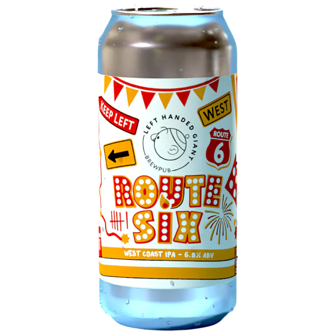Left Handed Giant Route Six (Brewpub Birthday IPA) West Coast IPA 440ml (6.8%)
