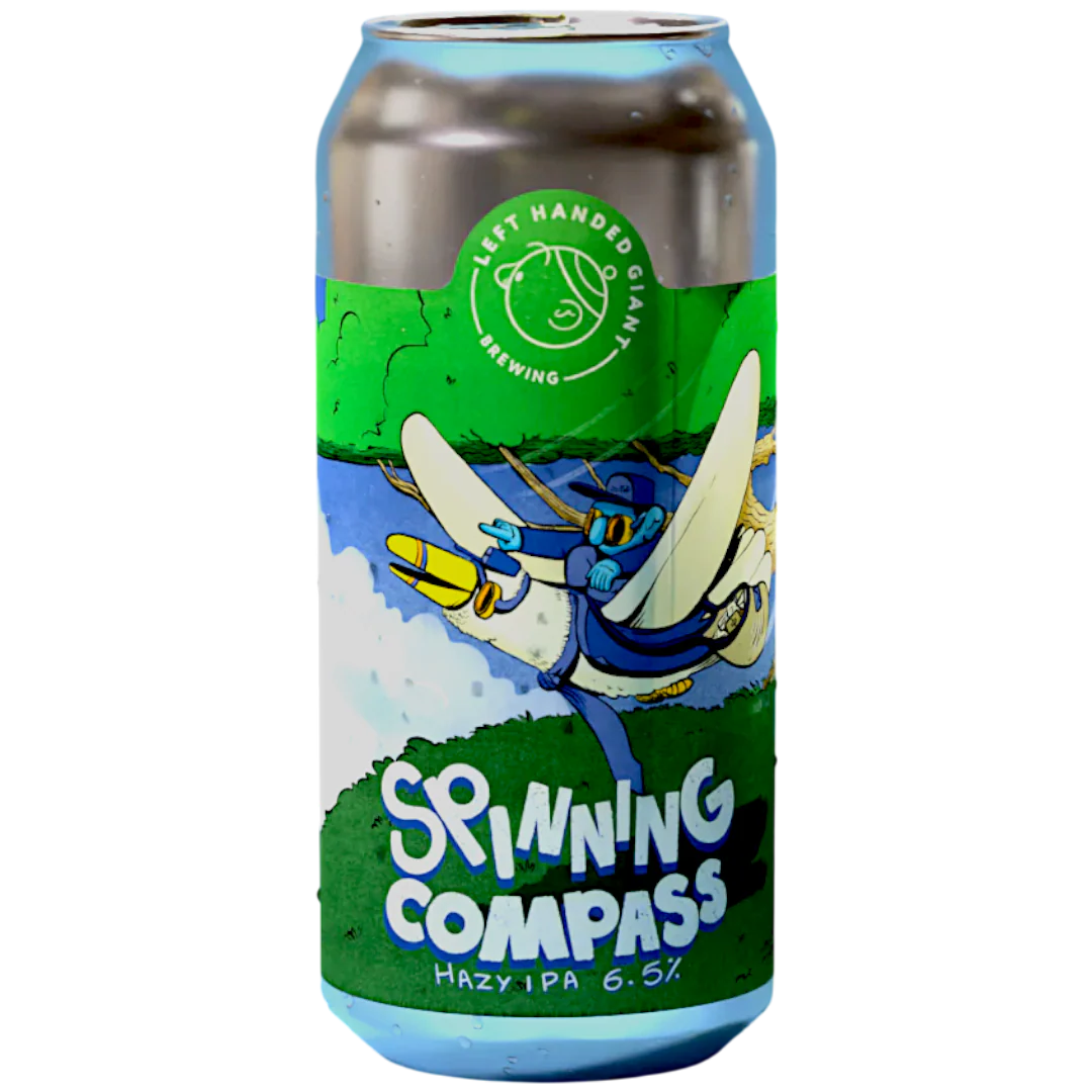 Left Handed Giant Spinning Compass Hazy IPA 440ml (6.5%)