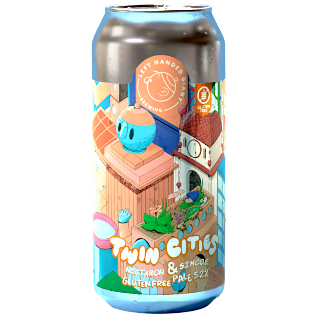 Left Handed Giant Twin Cities: Nectaron & Simcoe Pale Ale 440ml (5.2%)