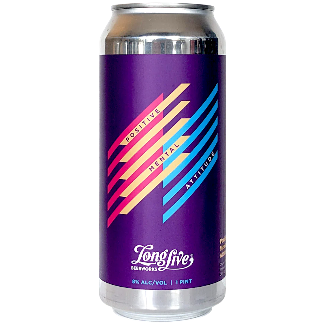 Long Live Beerworks Positive Mental Attitude DIPA 473ml (8%)