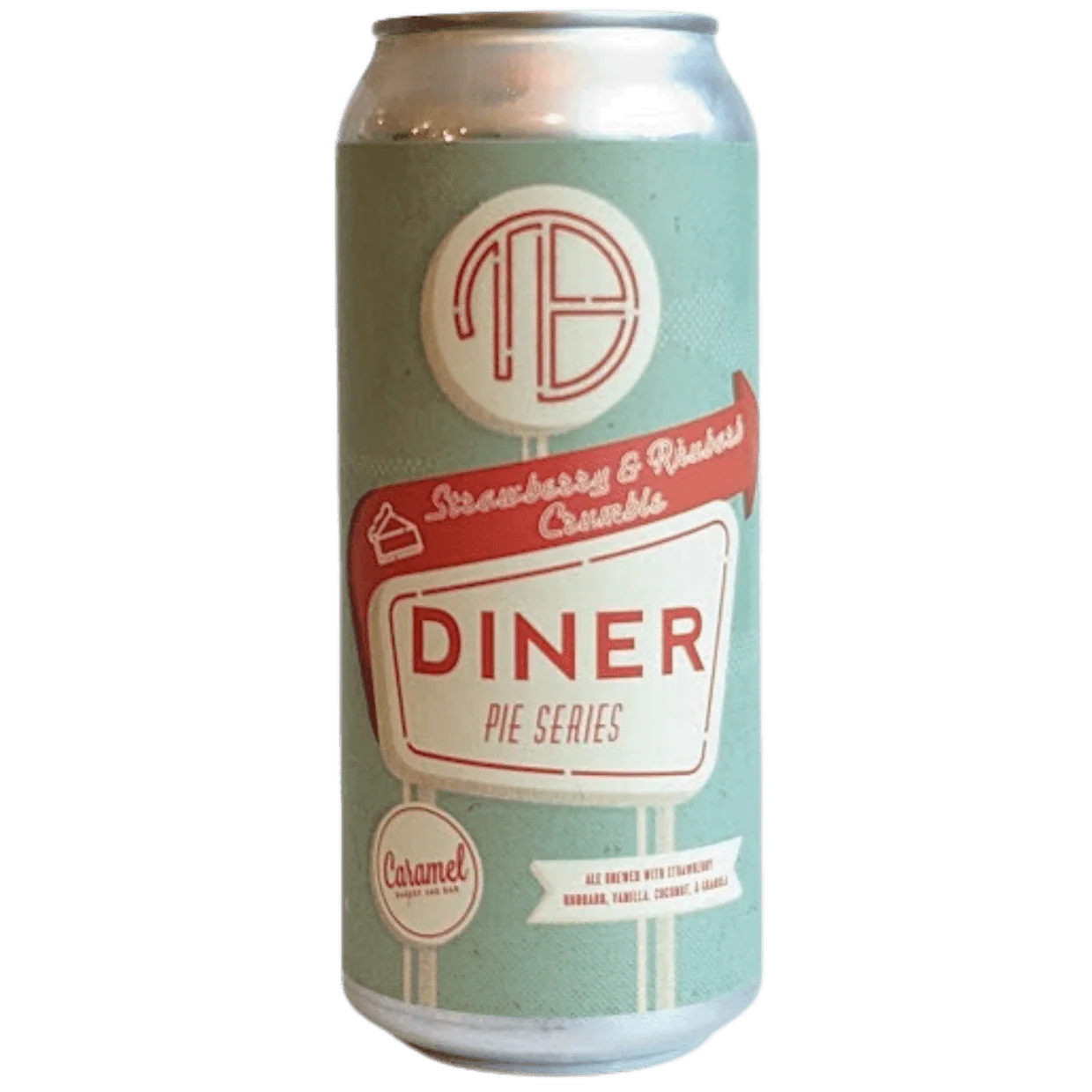 Mortalis Diner Pie Series | Strawberry & Rhubarb Crumble Smoothie Sour 473ml (6%)