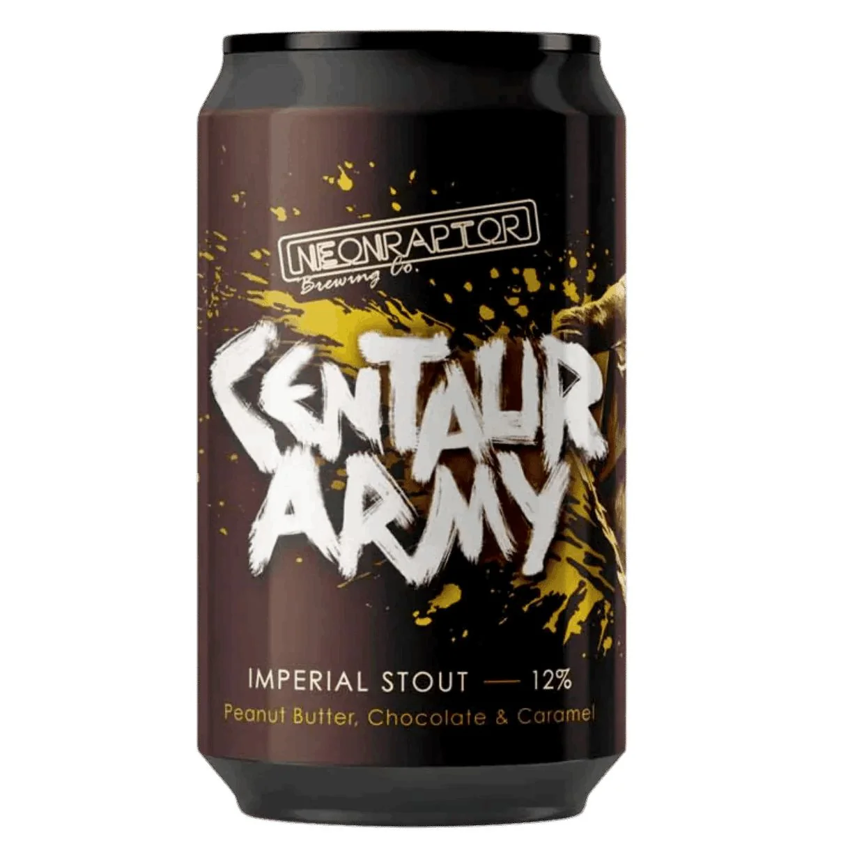 Neon Raptor Centaur Army 2024 - Peanut Butter, Chocolate & Caramel Imperial Stout 330ml (12%)