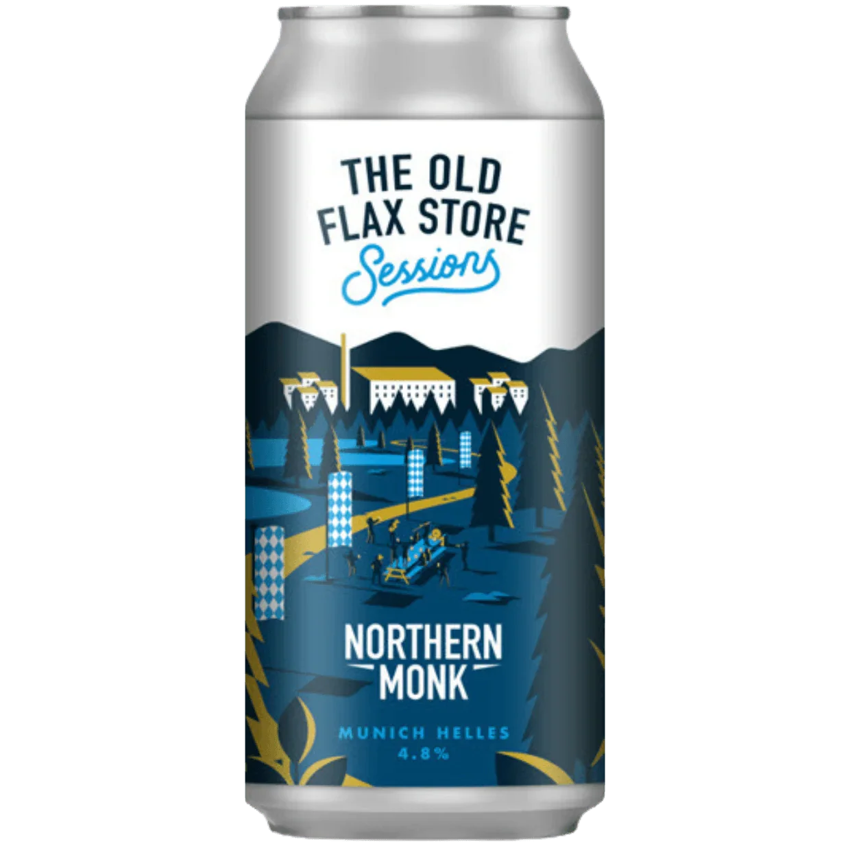 Northern Monk Old Flax Store Sessions Munich Helles Lager 440ml (4.5%)