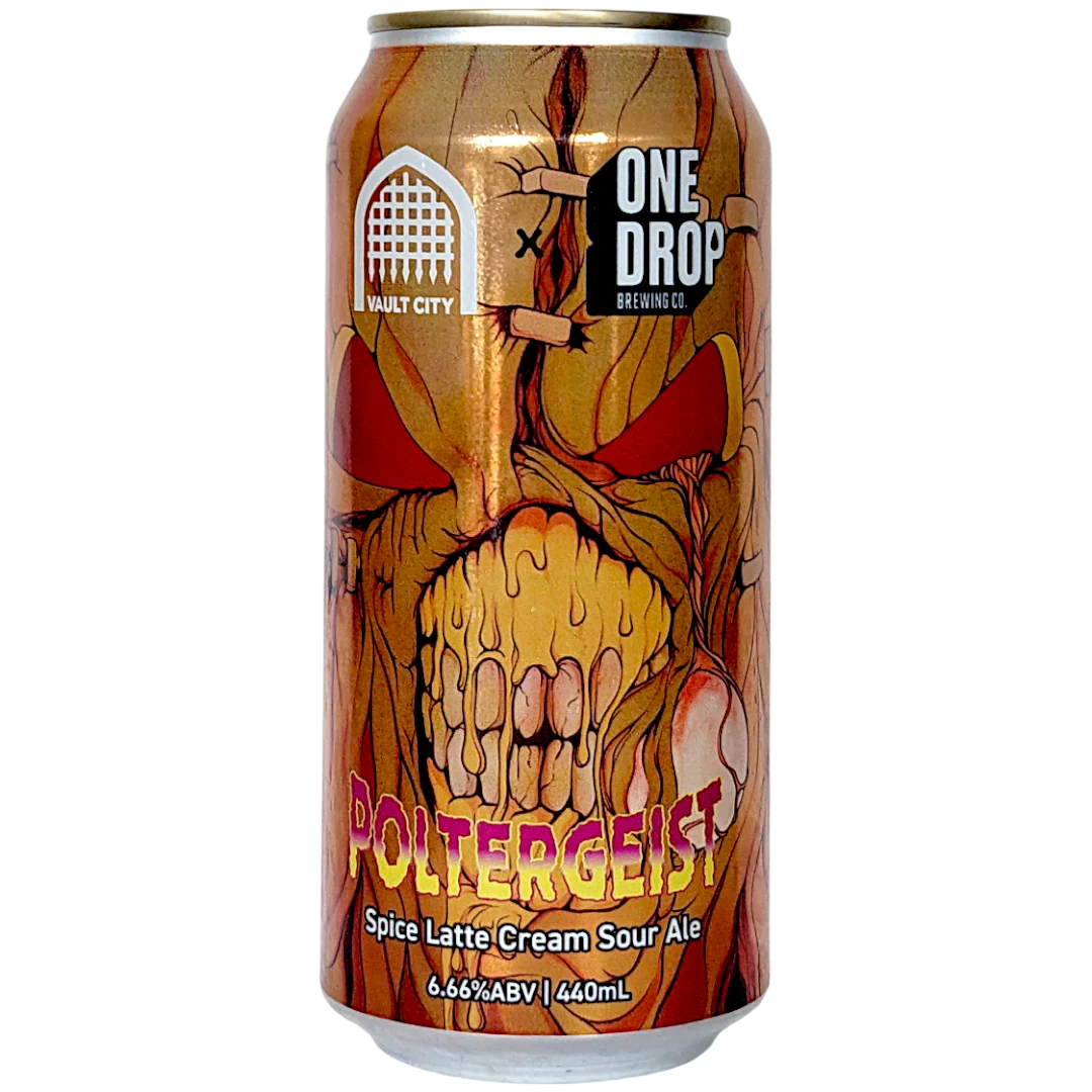 One Drop Poltergeist x Vault City Collab Spice Latte Cream Sour 440ml (6.6%)