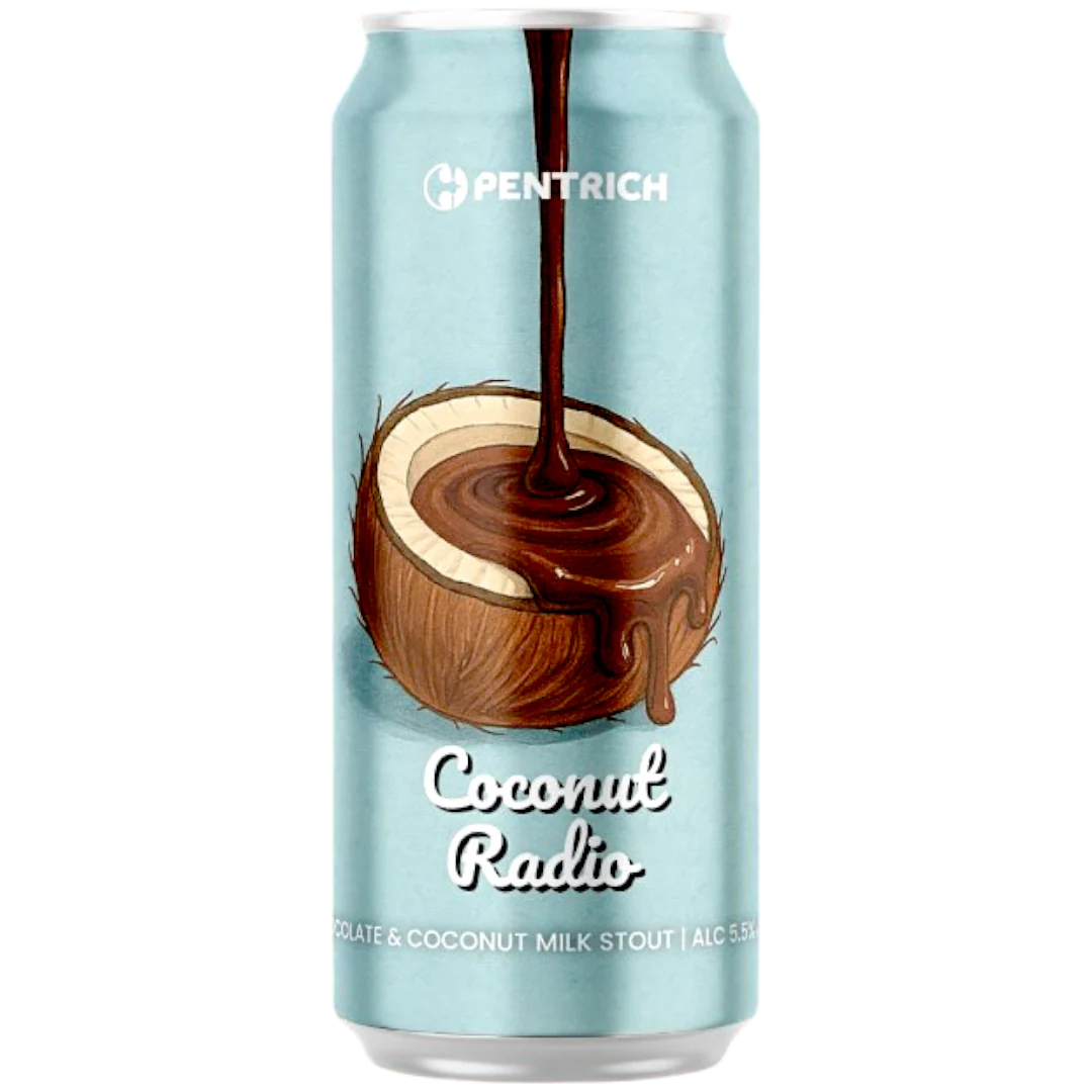 Pentrich Coconut Radio Coconut & Chocolate Milk Stout 440ml (5.5%)