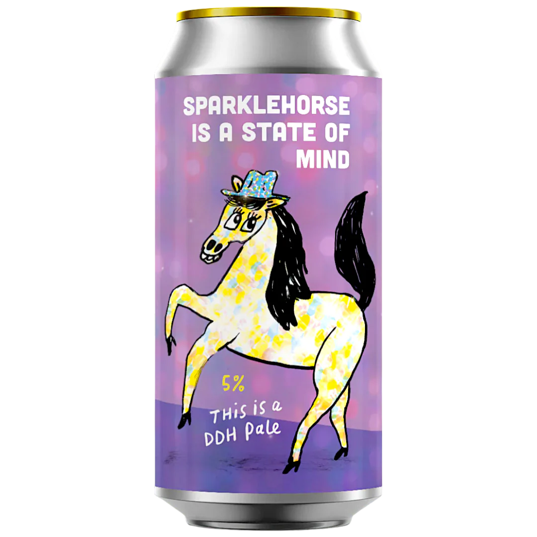 Pretty Decent Sparklehorse is a State of Mind DDH Pale Ale 440ml (5%)
