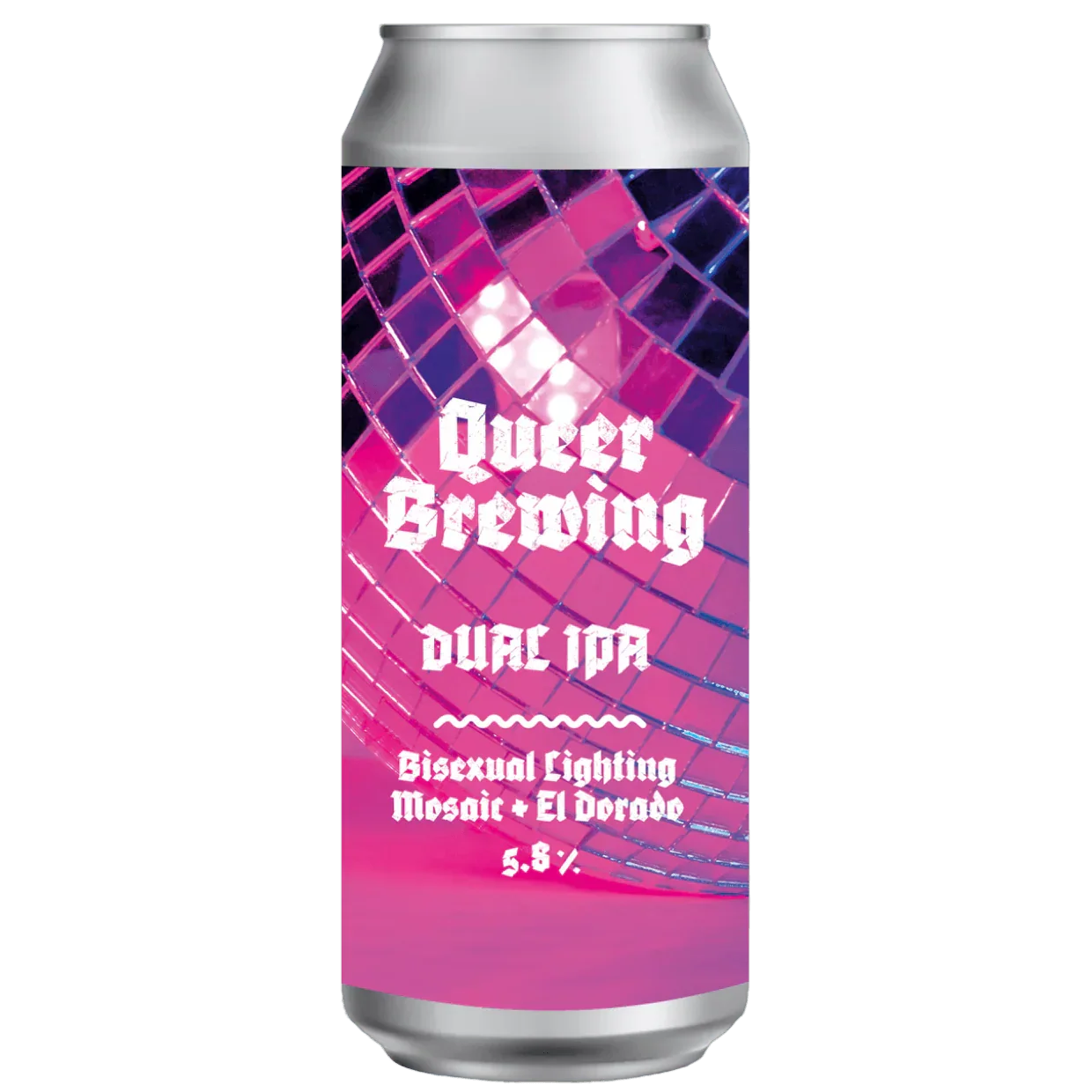 Queer Dual IPA Bisexual Lighting Mosaic & El Dorado IPA 440ml (5.8%)