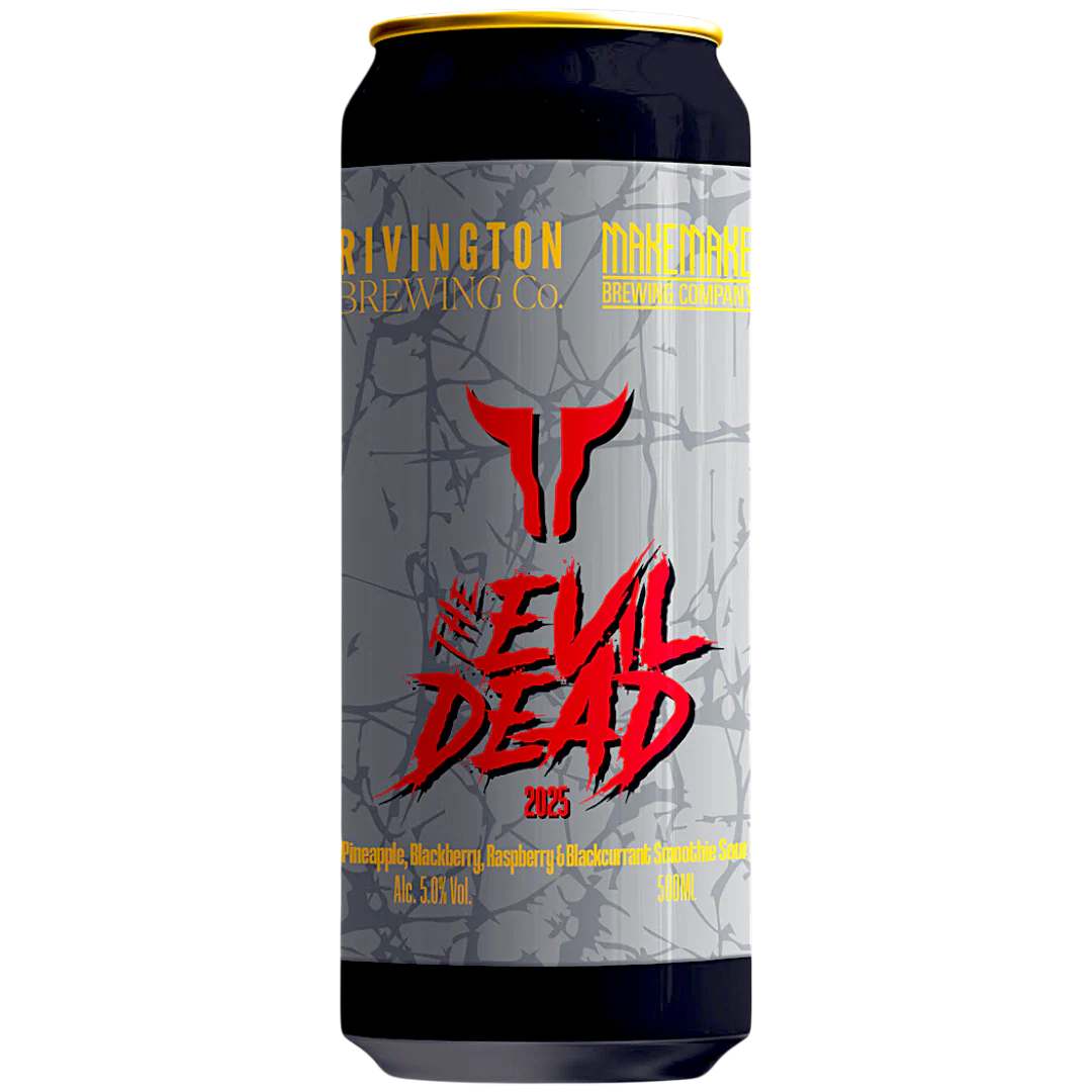 Rivington The Evil Dead 2025 x Makemake Collab Raspberry, Blackberry, Blackcurrant & Pineapple Smoothie Sour 500ml (5%)