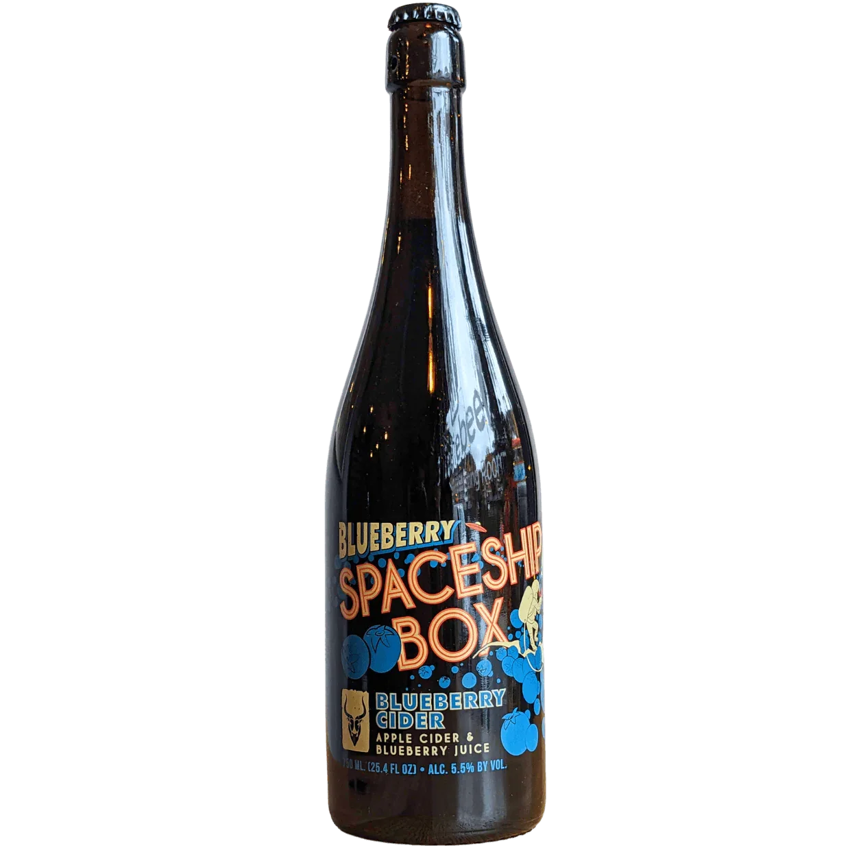 Superstition Blueberry Spaceship Box Apple Cider & Blueberry Juice 750ml (5.5%)