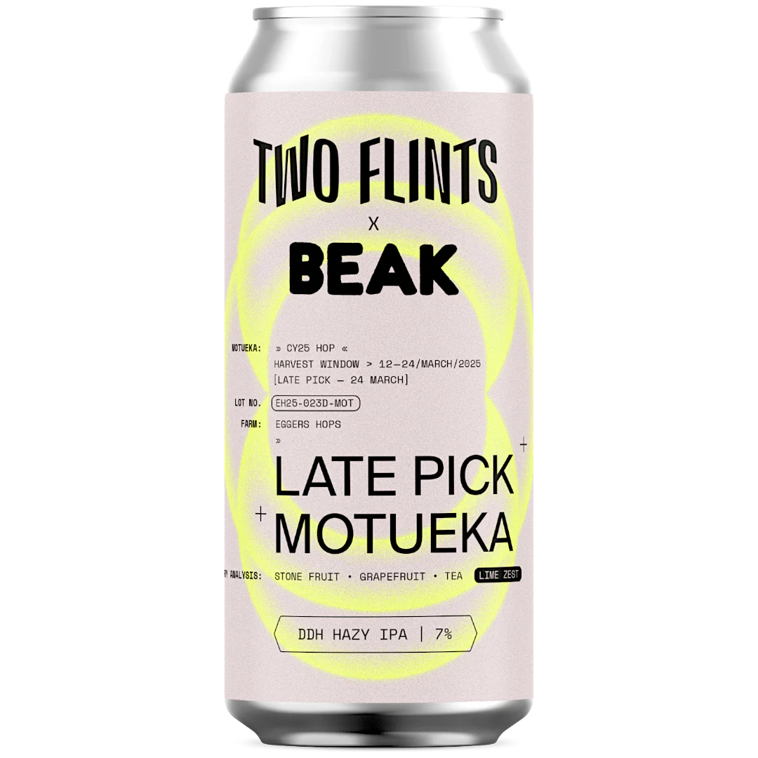 Two Flints Late Pick / Motueka DDH Hazy IPA 440ml (7%)