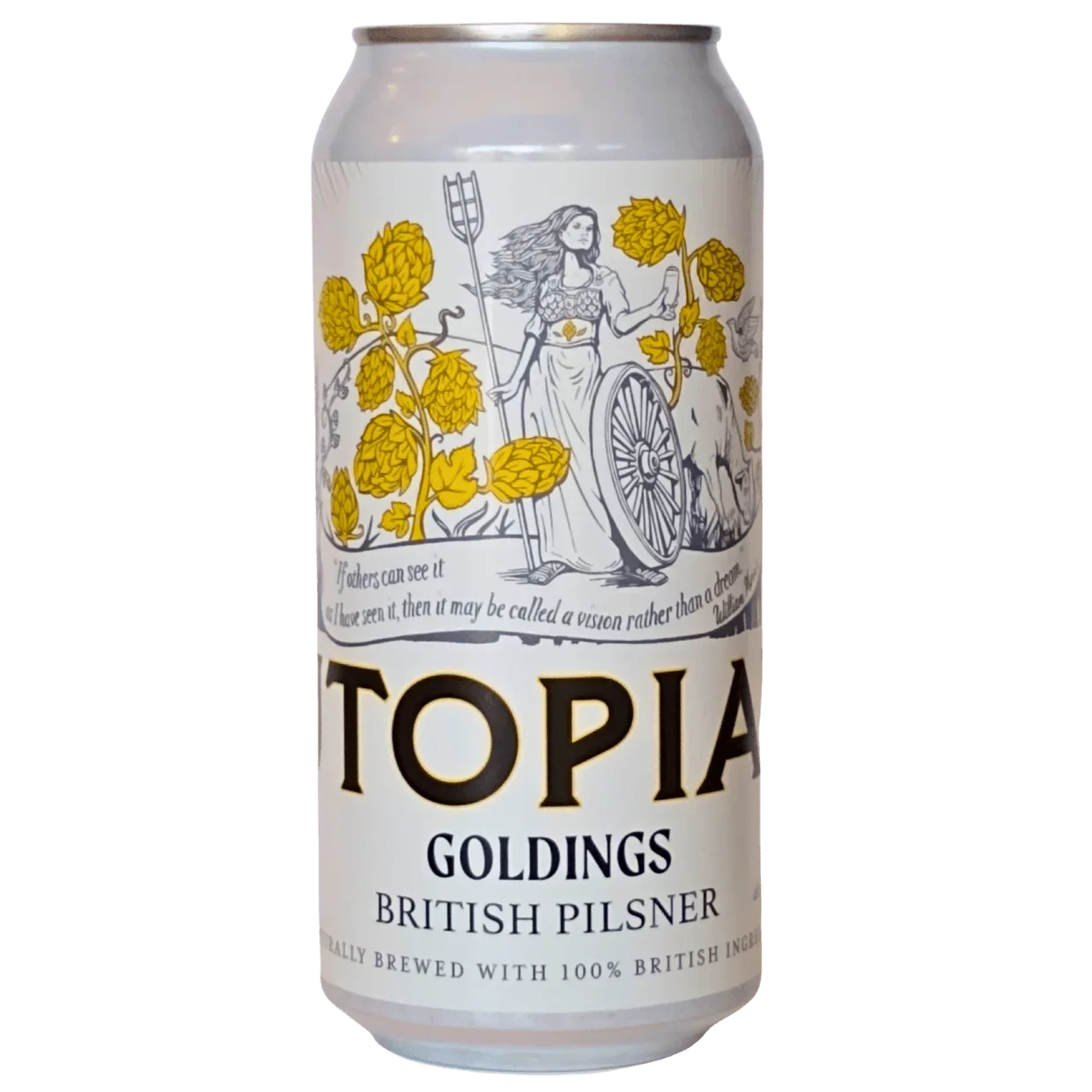 Utopian Goldings British Pilsner 440ml (5%)