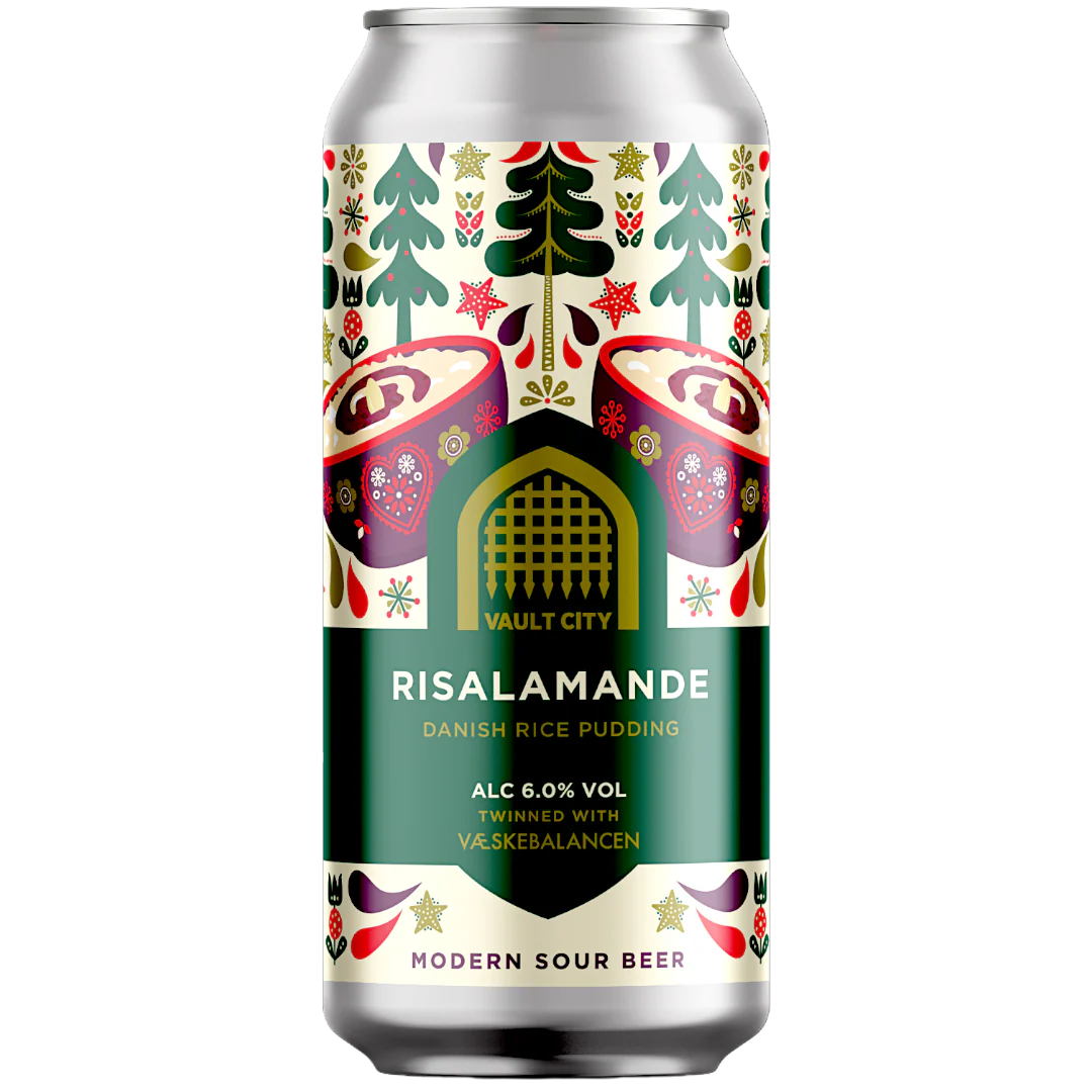 Vault City Risalamande Danish Rice Pudding Sour 440ml (6%)