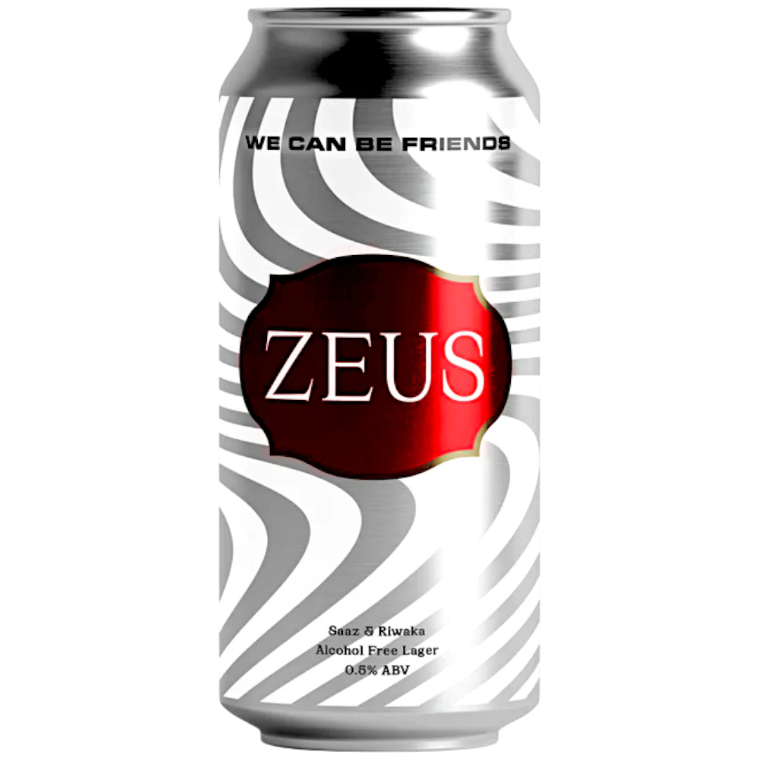 We Can Be Friends Zeus Lager Alcohol Free Lager 440ml (0.5%)