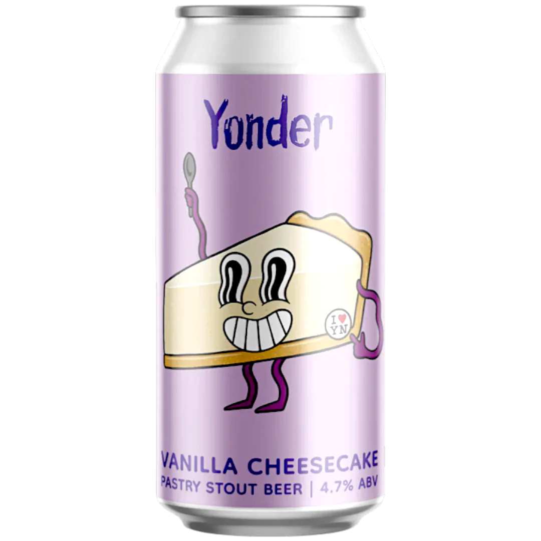 Yonder Vanilla Cheesecake Pastry Stout Beer 440ml (4.7%)
